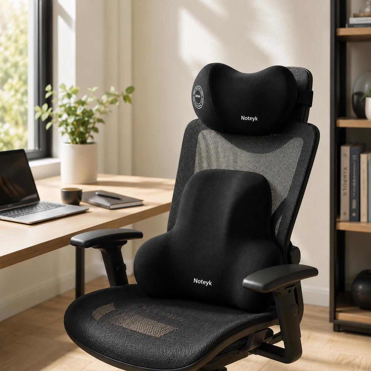 The All-Day Comfort Set: Memory Foam Lumbar & Neck