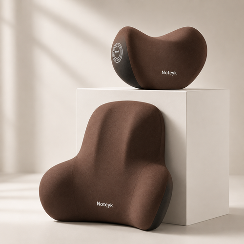 The All-Day Comfort Set: Memory Foam Lumbar & Neck