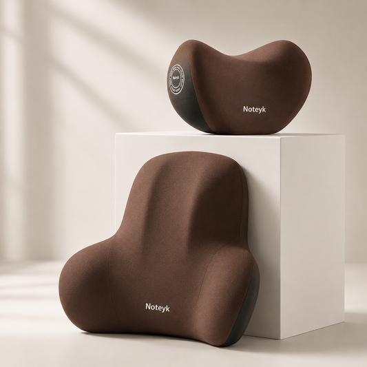 The All-Day Comfort Set: Memory Foam Lumbar & Neck