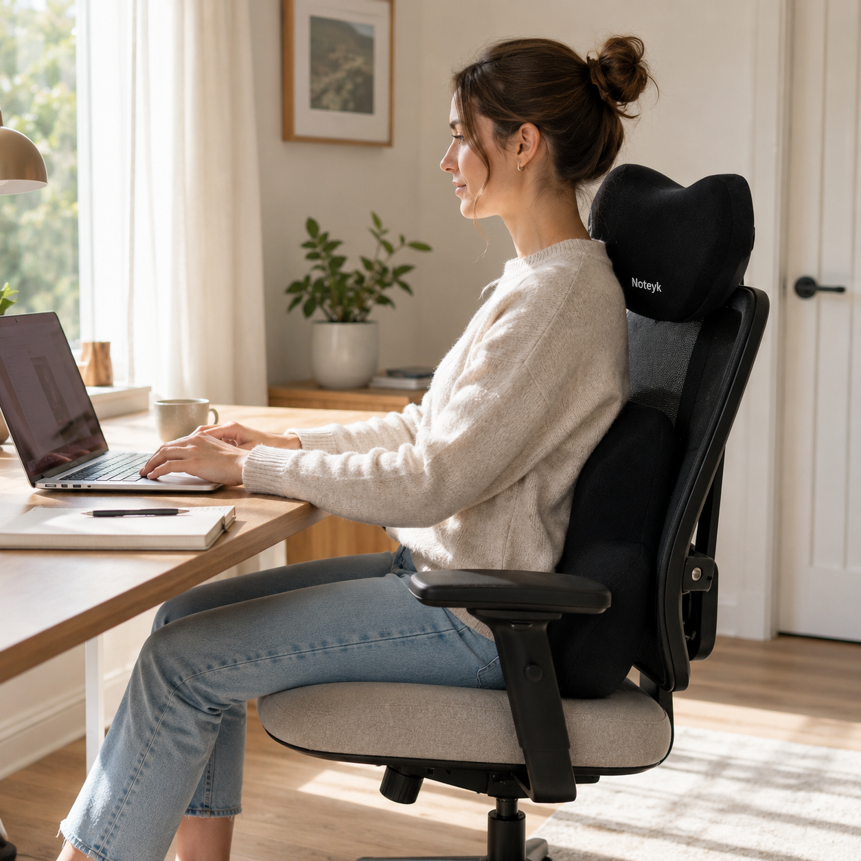 The All-Day Comfort Set: Memory Foam Lumbar & Neck