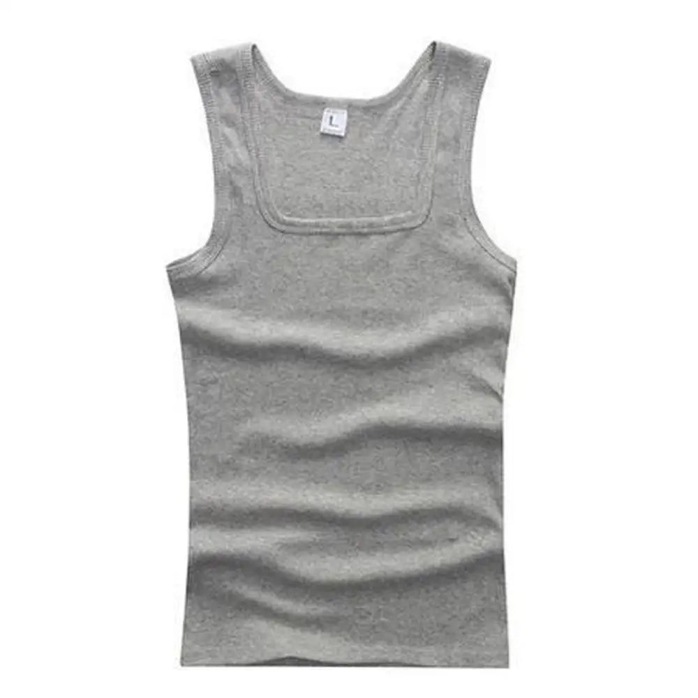 HOT Summer plus Size Male Clothes Tank Tops 100% Pure Cotton Sleeveless Fitness T-Shirt Elastic Bodybuilding Vest for Men Women