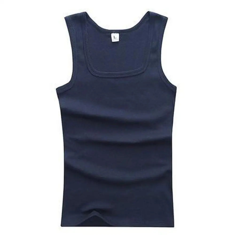 HOT Summer plus Size Male Clothes Tank Tops 100% Pure Cotton Sleeveless Fitness T-Shirt Elastic Bodybuilding Vest for Men Women