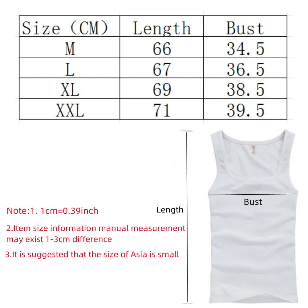 HOT Summer plus Size Male Clothes Tank Tops 100% Pure Cotton Sleeveless Fitness T-Shirt Elastic Bodybuilding Vest for Men Women