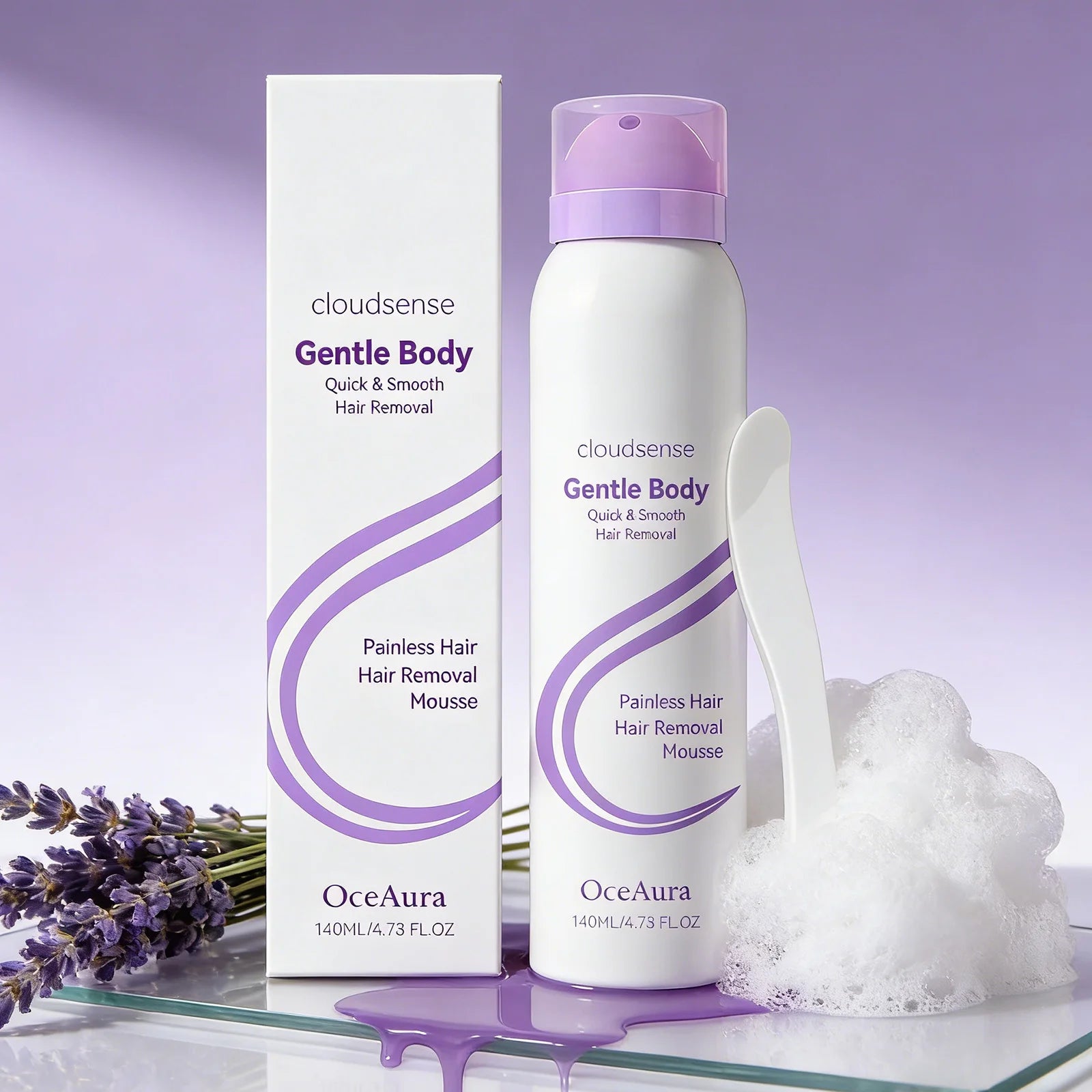 Hair Removal Mousse Pain Free Depilatory Underarm Leg Arm Body Long-Lasting Growth Inhibitor Smooth Skin Care Foam Mousse Spray